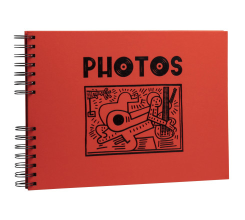 Album à spirales 50 pages noires Musicart