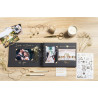 Kit de scrapbooking album 70 pages noires Scrap-Addict : Complet