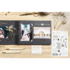 Kit de scrapbooking album 70 pages noires Scrap-Addict : Complet