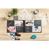 Kit de scrapbooking album 70 pages noires Scrap-Addict : Complet