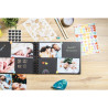 Kit de scrapbooking album 70 pages noires Scrap-Addict : Complet