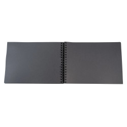Kit de scrapbooking album 70 pages noires Scrap-Addict : Complet