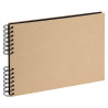 Kit de scrapbooking album 70 pages noires Scrap-Addict : Complet