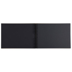 Kit de scrapbooking album 70 pages noires Scrap-Addict : Complet