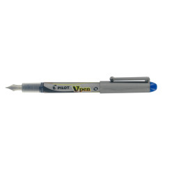 Stylo plume jetable V-Pen bleu
