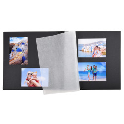 Album photos à spirales 60 pages noires Passion - 32x32 cm