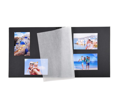 Album photos à spirales 60 pages noires Passion - 32x32 cm