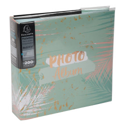 Album photos à pochettes 200 photos 10x15cm PASTEL TROPIC - Format 22 ,5x22 cm