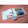 Album photos à pochettes 200 photos 10x15cm PASTEL TROPIC - Format 22 ,5x22 cm