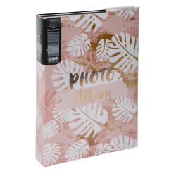 Album photos à pochettes 300 photos 10x15cm PASTEL TROPIC - Format 22,5 x32,5cm