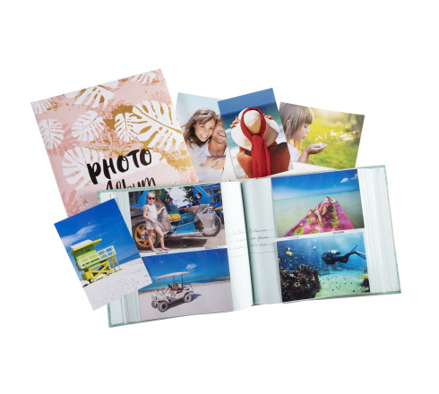 Album photos à pochettes 300 photos 10x15cm PASTEL TROPIC - Format 22,5 x32,5cm