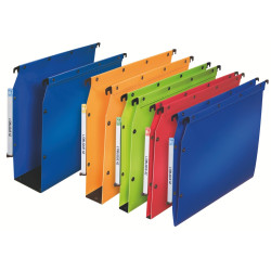 Paquet de 10 dossiers suspendus en polypropylène opaque 5/10ème pour a