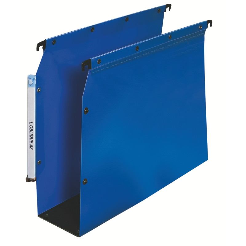 Paquet de 10 dossiers suspendus en polypropylène opaque 5/10ème pour a