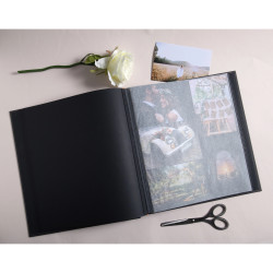 Album photo livre 60 pages noires Art