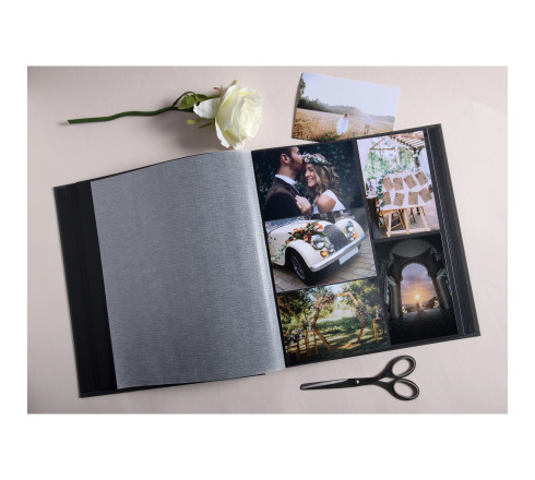 Album photo livre 60 pages noires Art