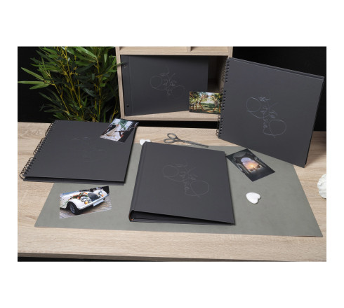 Album photo livre 60 pages noires Art