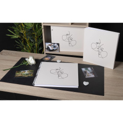 Album photo livre 60 pages blanches Art