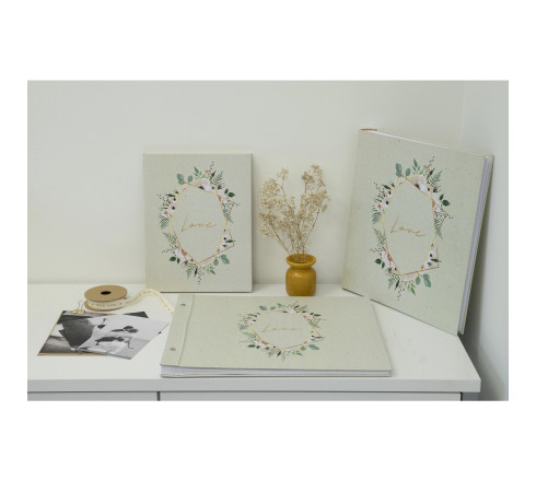 Album photos livre 60 pages blanches - Format 29x32cm - CHAMPÊTRE