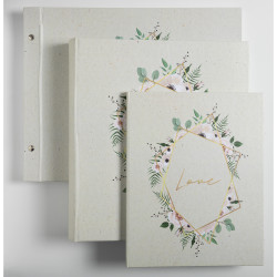 Album photos livre 60 pages blanches - Format 29x32cm - CHAMPÊTRE
