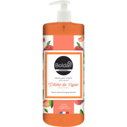 Flacon pompe 500ml savon pêche de vigne