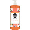 Flacon pompe 500ml savon pêche de vigne
