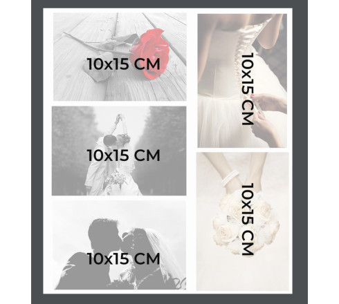 Album photos livre 60 pages noires - Format 29x32cm - LOVE Noir