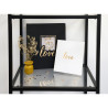 Album photos livre 60 pages noires - Format 29x32cm - LOVE Noir