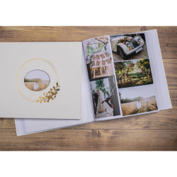 Album photo livre 60 pages blanches Ringflower