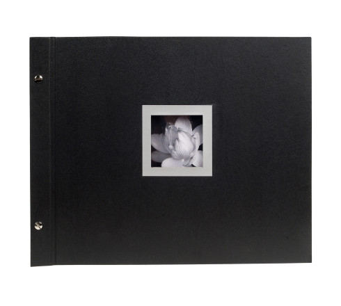 Album photos à vis rechargeable 40 pages noires Ceremony - 37x29 cm
