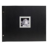 Album photos à vis rechargeable 40 pages noires Ceremony - 37x29 cm