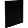 Classeur 4 anneaux en polypropylène OPAK, format A4+, dos 4 cm, noir