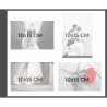 Album photos à vis 40 pages blanches - Format 37x29cm - KRAFT