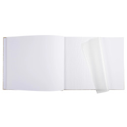 Album photos à vis 40 pages blanches - Format 37x29cm - KRAFT