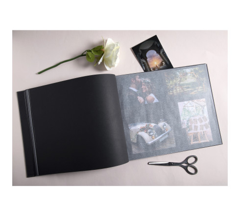 Album photo à vis 40 pages noires Art