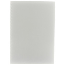 Paquet de 100 couvertures transparentes A4 perforées 20/100e