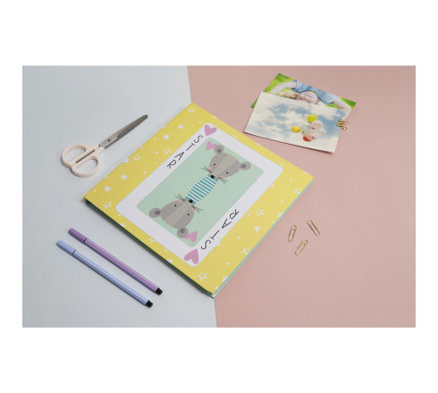 Album photos livre 30 pages blanches - Format 25x25cm - CARTE DE JEU
