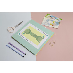 Album photos livre 30 pages blanches - Format 25x25cm - CARTE DE JEU