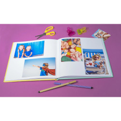 Album photos livre 30 pages blanches - Format 25x25cm - CARTE DE JEU
