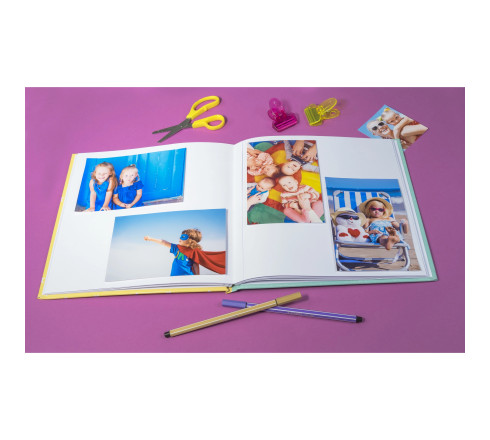 Album photos livre 30 pages blanches - Format 25x25cm - CARTE DE JEU