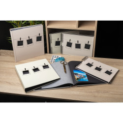 Album photo livre 60 pages noires Instants