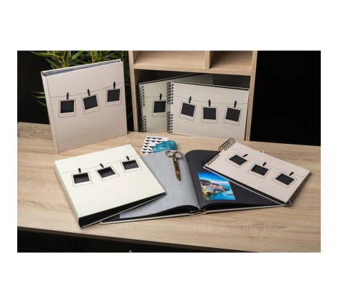 Album photo livre 60 pages noires Instants