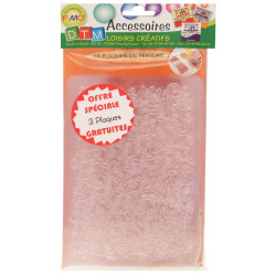 Lot de 10 plaques de texture assorties pour pâte à modeler FIMO, assor