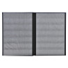 Album de timbres simili-cuir 32 pages noires - 16,5x22,5 cm