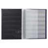 Album de timbres simili-cuir 32 pages noires - 16,5x22,5 cm