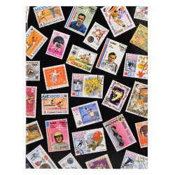 Album de timbres Sport 16 pages noires - 22,5x30,5 cm