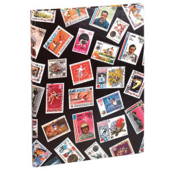 Album de timbres Sport 16 pages noires - 22,5x30,5 cm