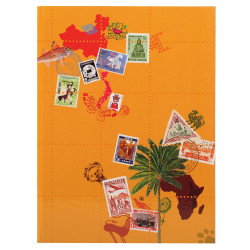Album de timbres Globe-Trotter 16 pages noires - 22,5x30,5 cm