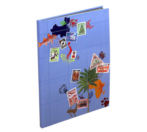 Album de timbres Globe-Trotter 16 pages noires - 22,5x30,5 cm