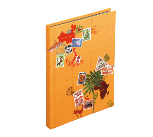 Album de timbres Globe-Trotter 16 pages noires - 22,5x30,5 cm