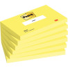 Paquet 6 blocs 100 feuilles Post-it 76 x 127 mm coloris Jaune néon